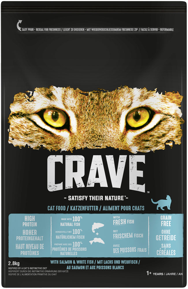 Crave - Lachs & Weissfisch - 1 x 2,8kg - 1
