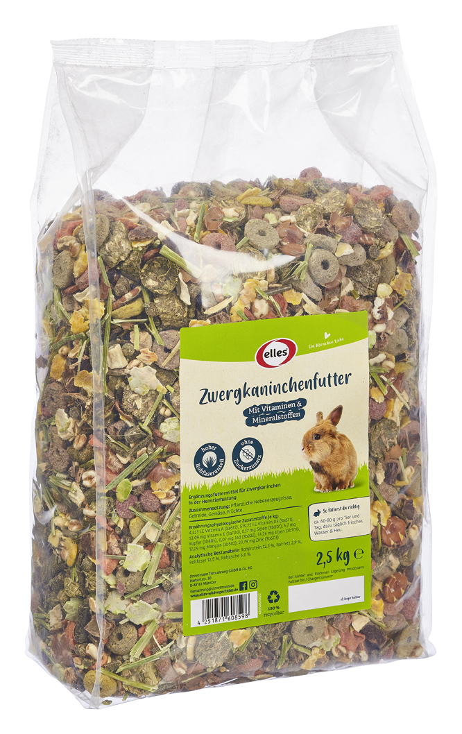 elles-Zwergkaninchenfutter-2,5kg elles-Zwergkaninchenfutter-2,5kg