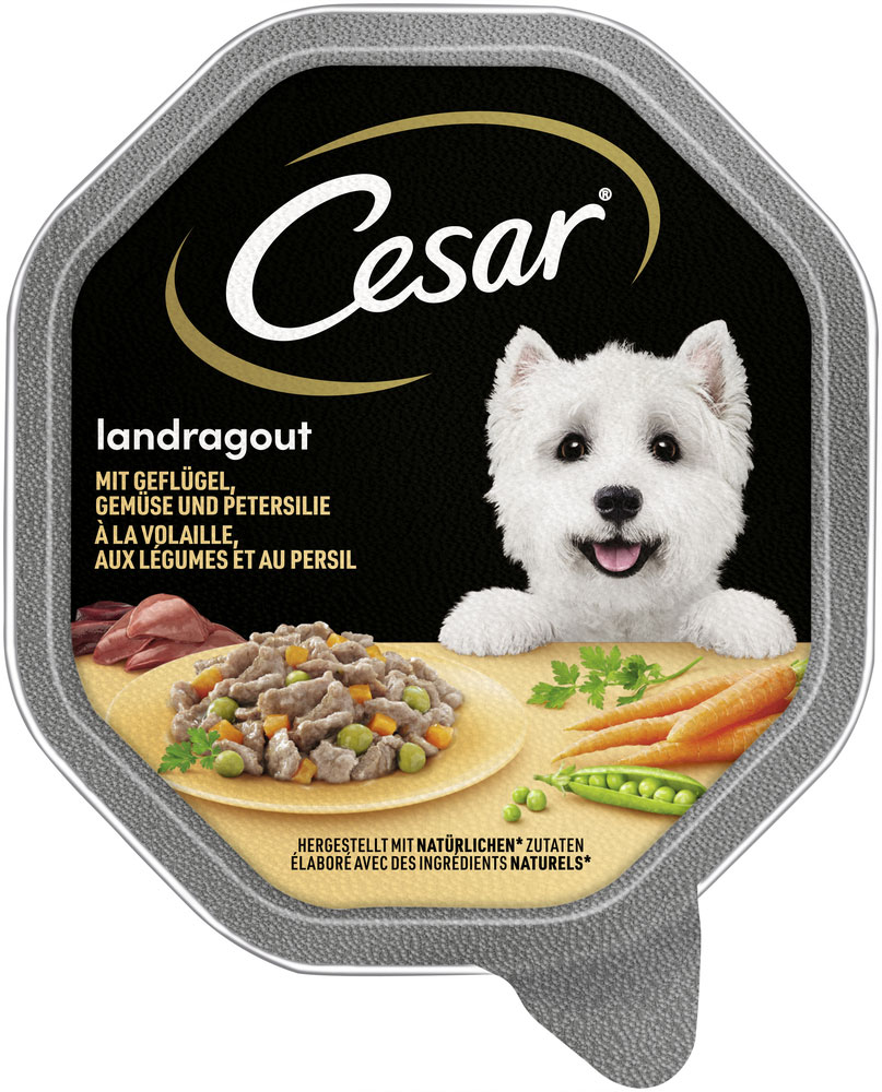 Cesar - Landküche Geflügel & Gemüse in Sauce - 14 x 150g - 1