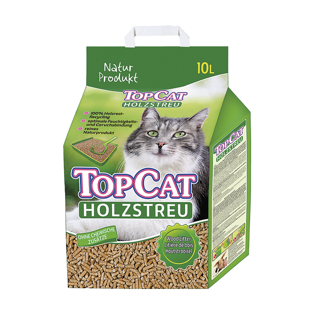 TopCat - Holzstreu - 1 x 10 Liter - 1