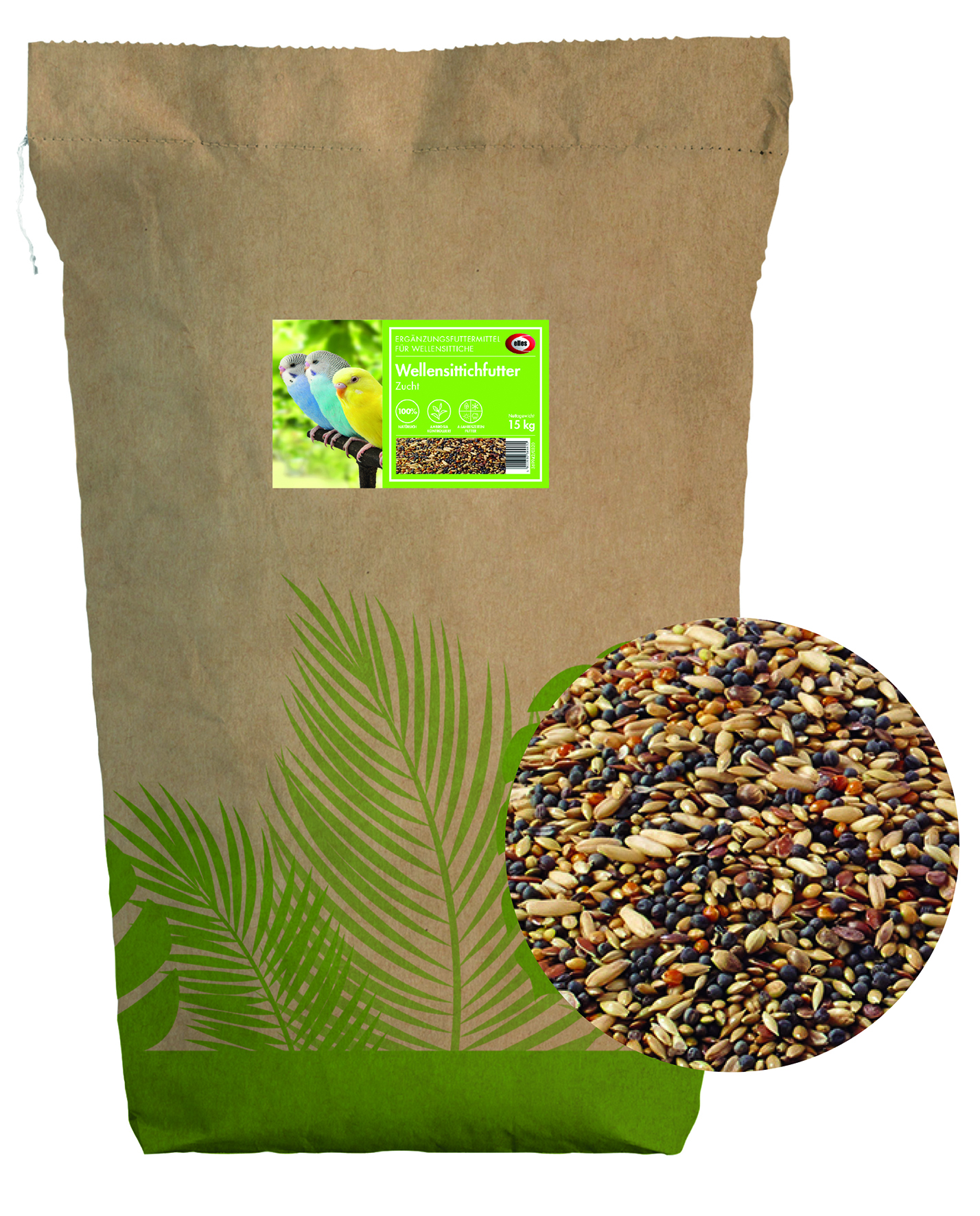 Wellensittichfutter Zucht 15kg