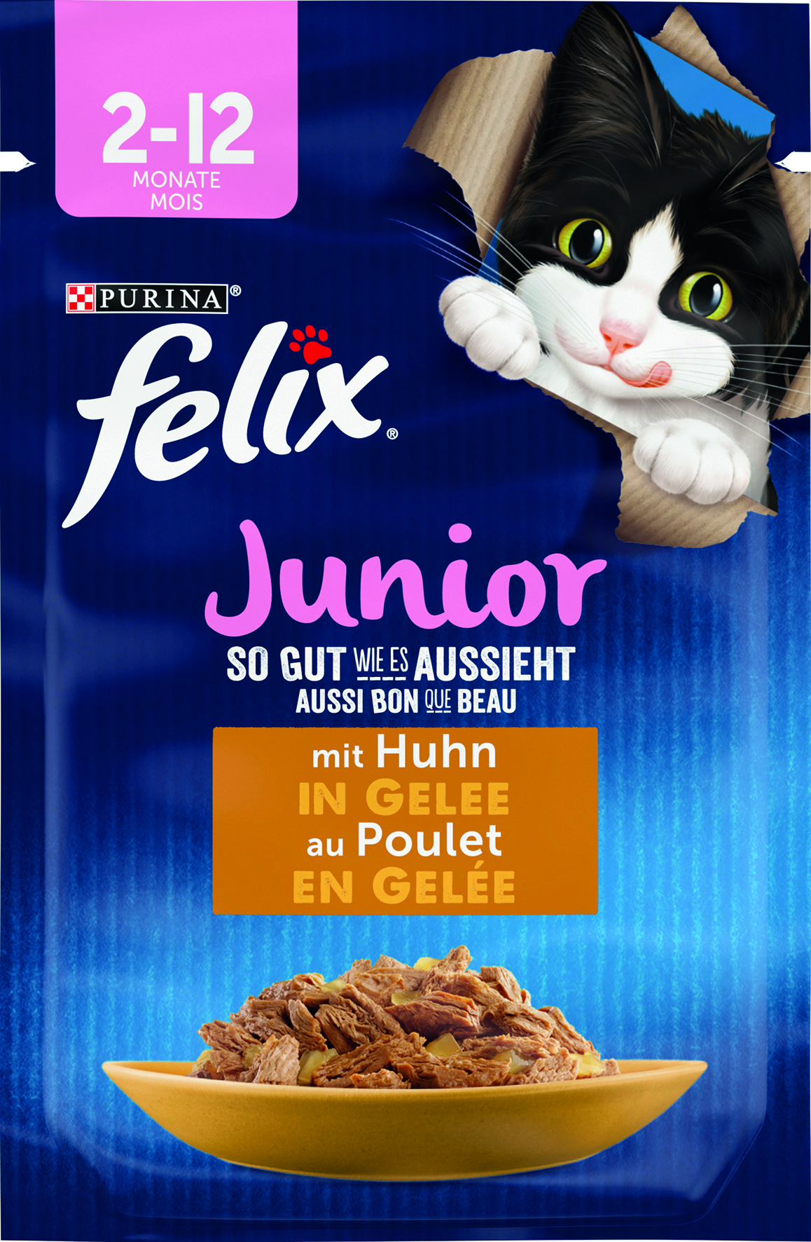 So gut wie es aussieht Junior mit Huhn