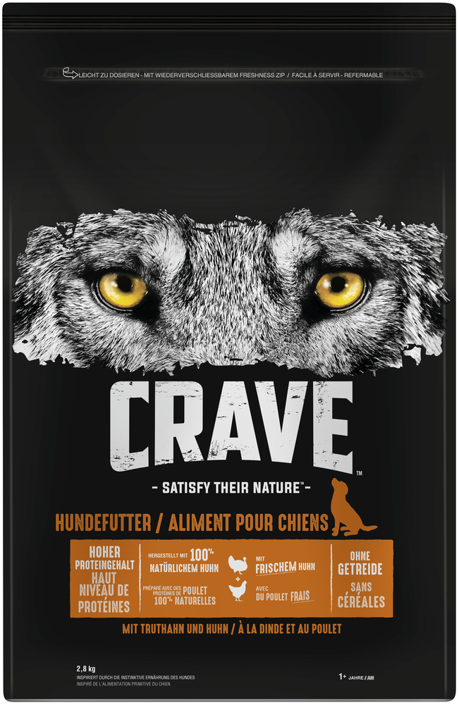 Crave - Adult Truthahn & Huhn - 1 x 2,8kg - 2