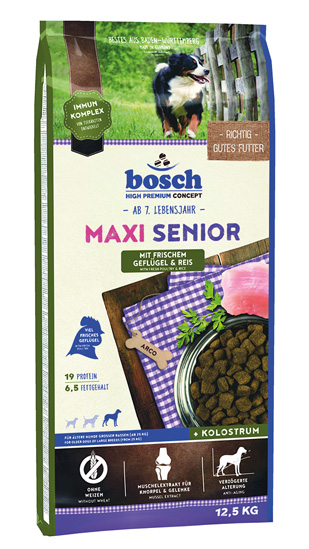 Bosch - Maxi Senior Geflügel & Reis - 1 x 12500 g - 1
