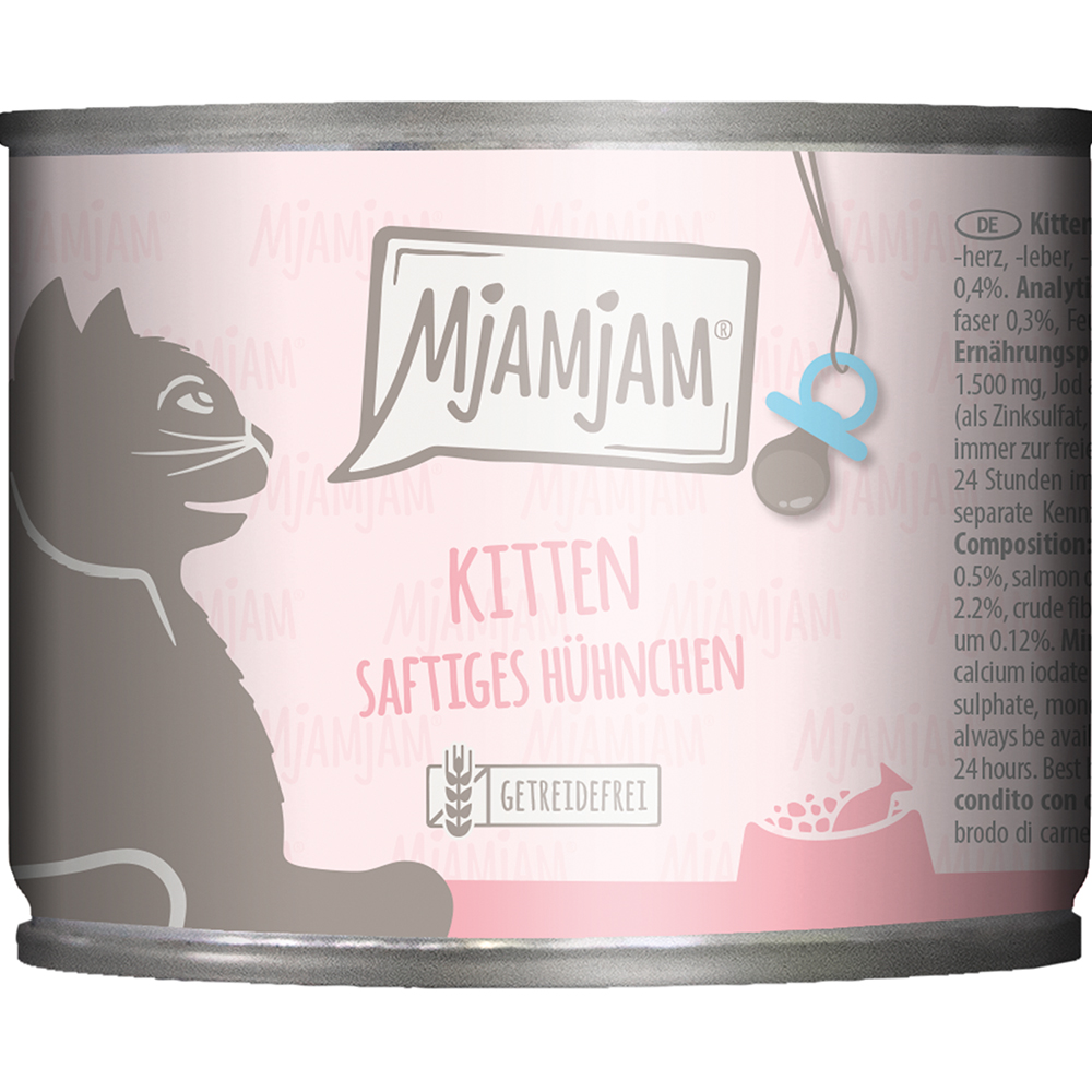 MjAMjAM - Kitten saftiges Hühnchen mit Lachsöl - 1