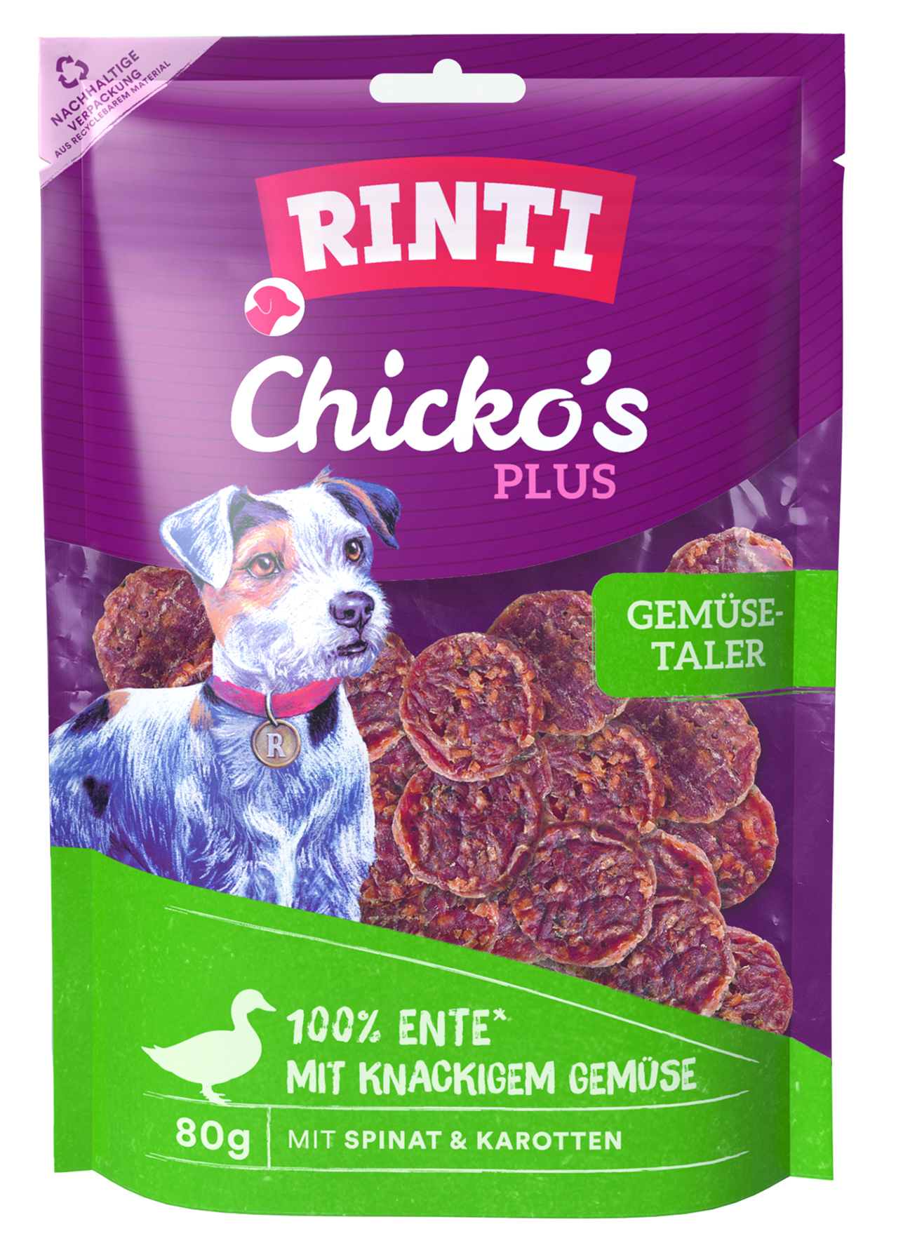 Extra Chicko Plus Gemüsetaler mit Ente