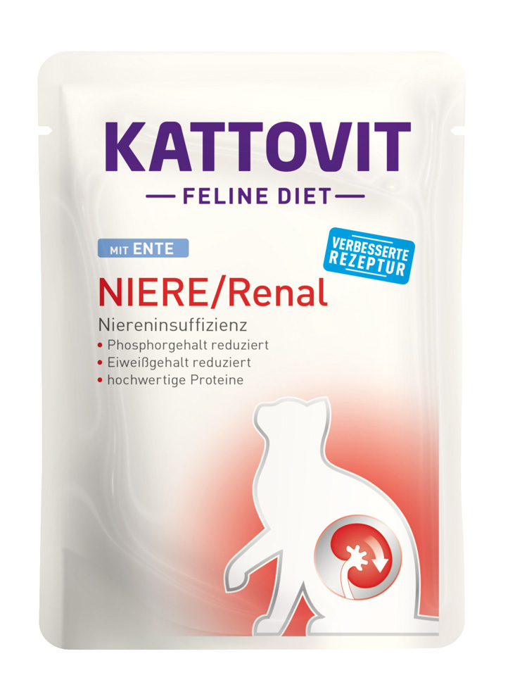 Kattovit - Niere/Renal mit Ente - 24 x 85g - 1