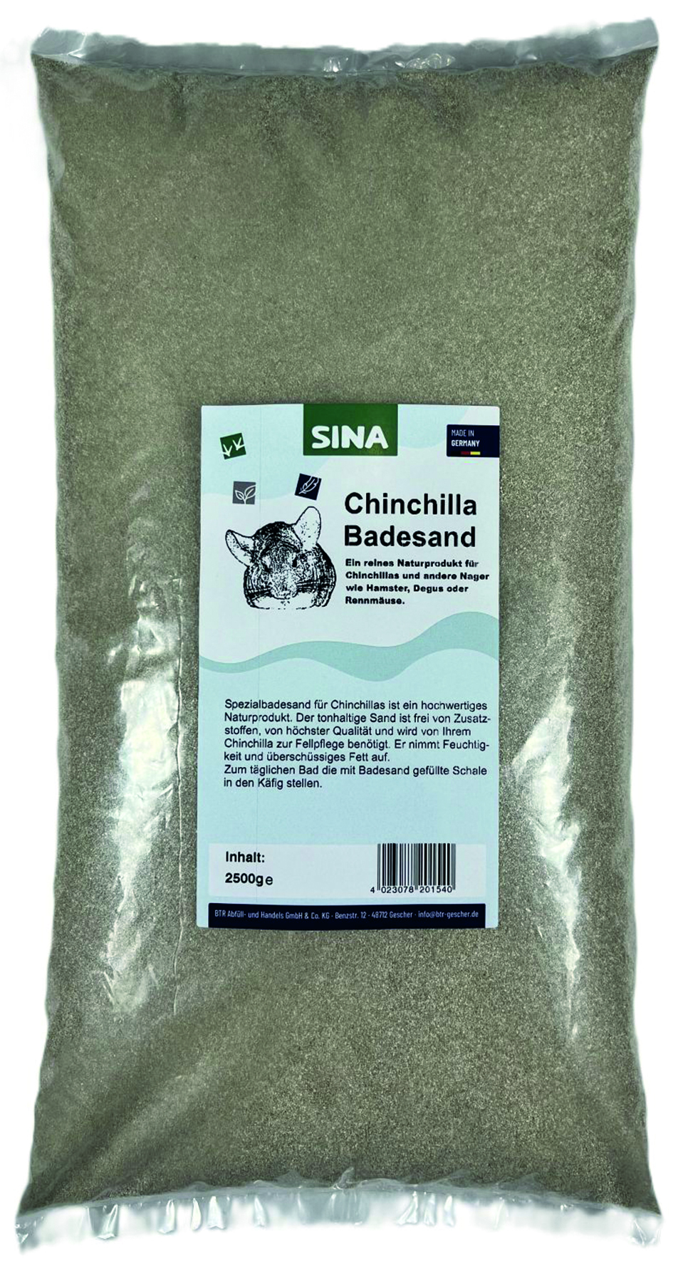 Chinchilla Badesand
