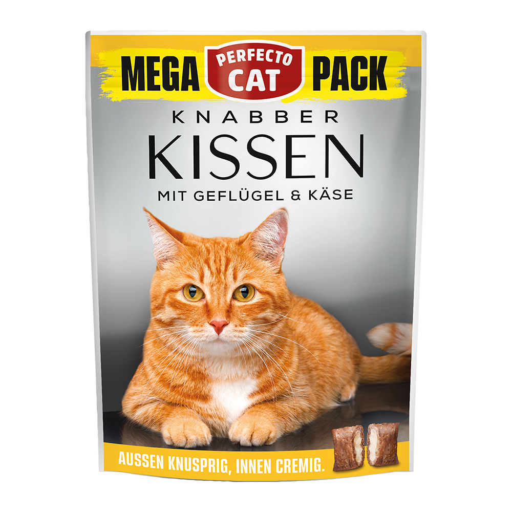 Knabber Kissen mit Geflügel & Käse