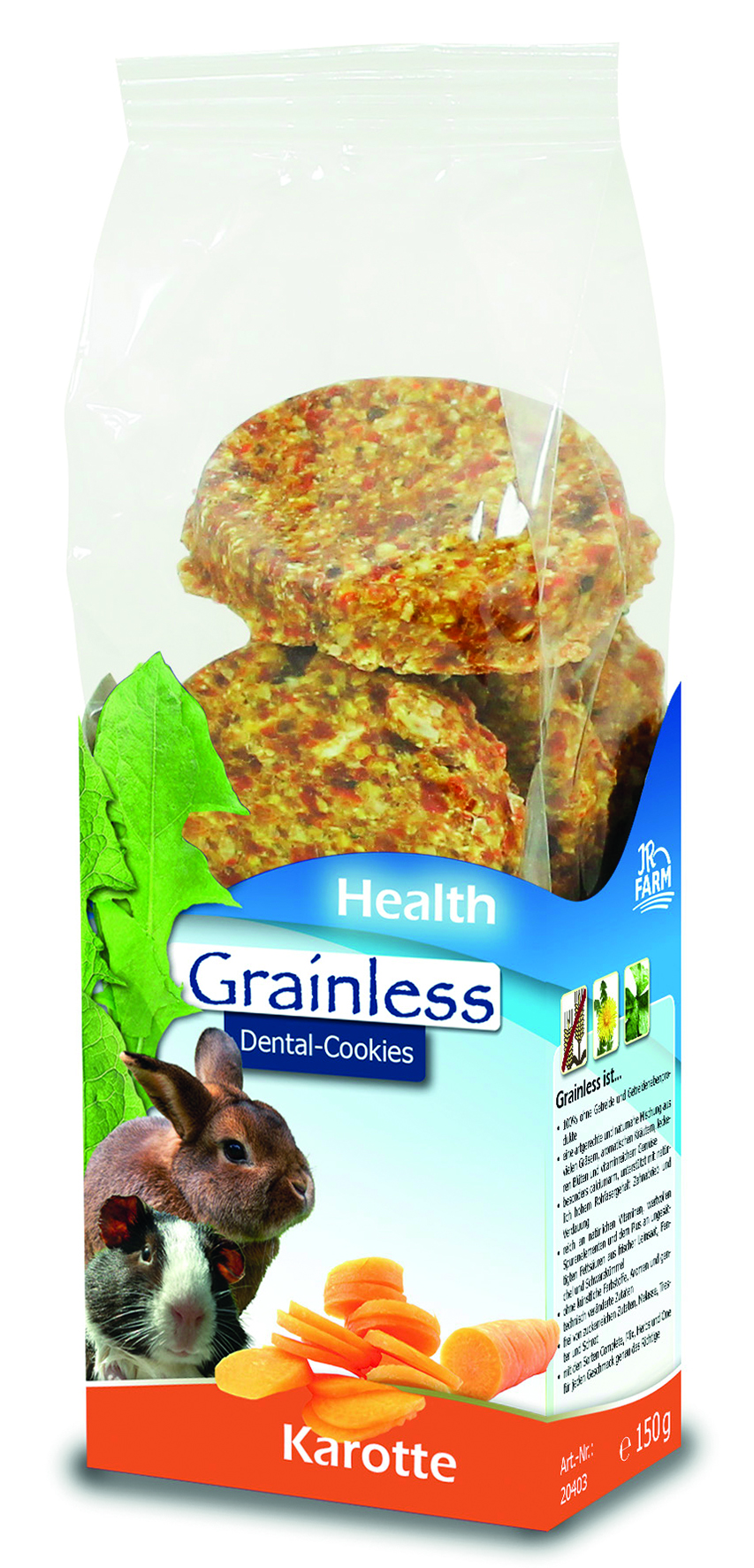 JR Farm - Dental-Cookies Karotte - 1 x 150 g - 1