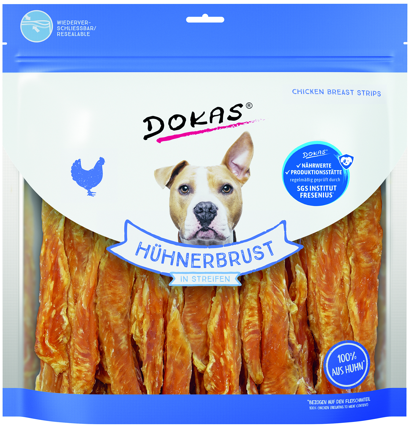 Hühnerbrust in Streifen