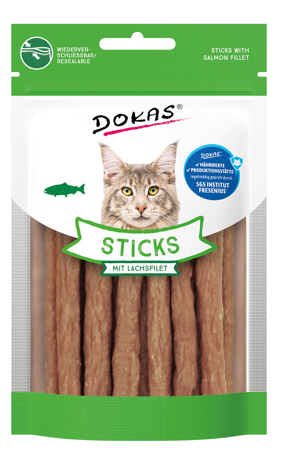 Sticks mit Lachsfilet
