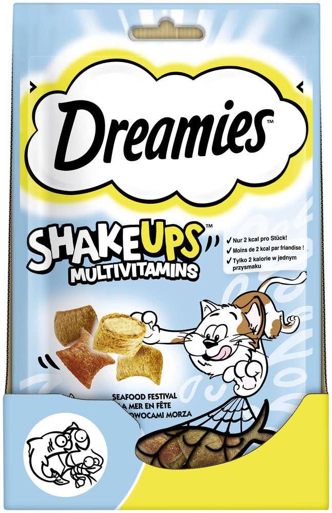 Dreamies - Shake Ups mit Seafood - 1 x 55g - 3