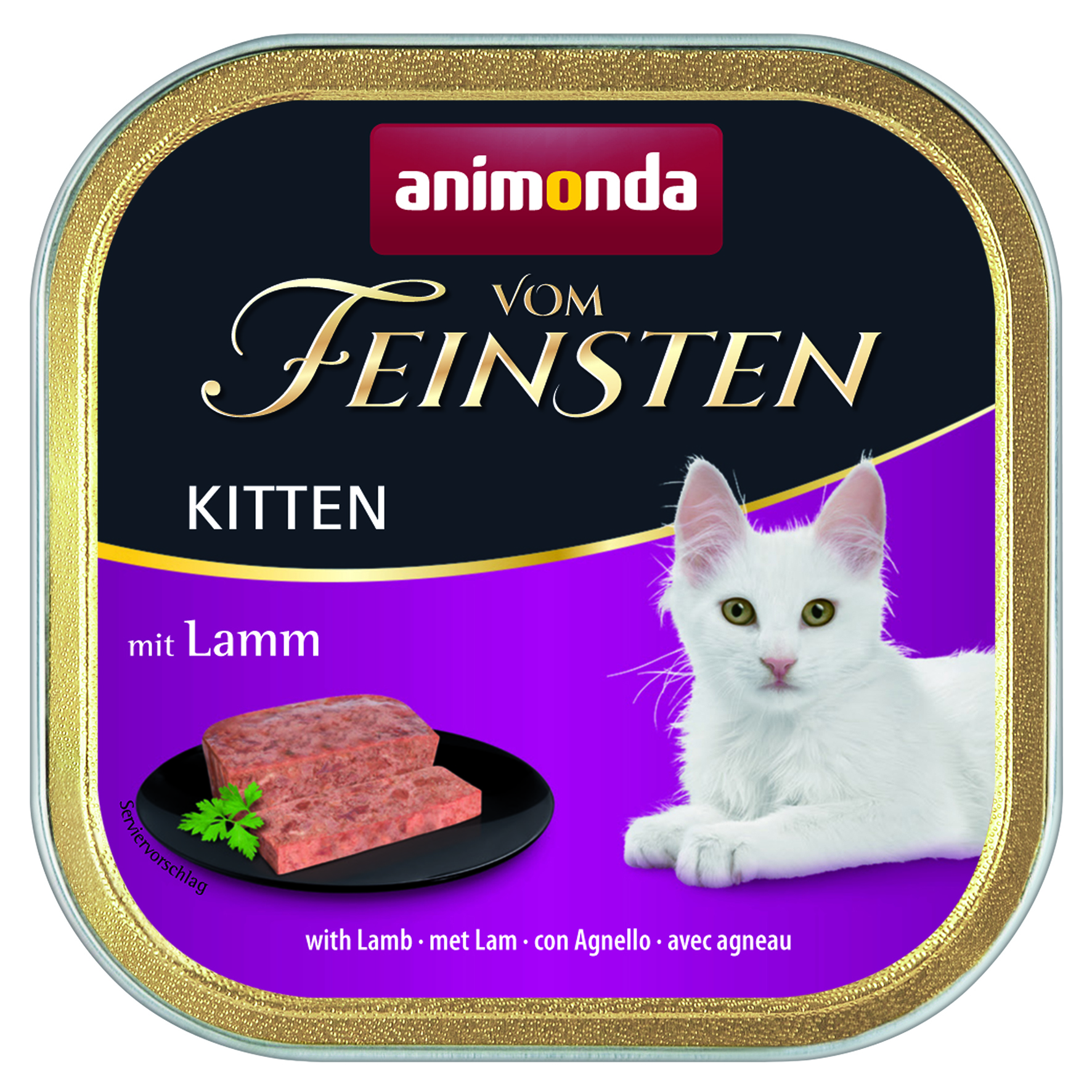 Kitten mit Lamm