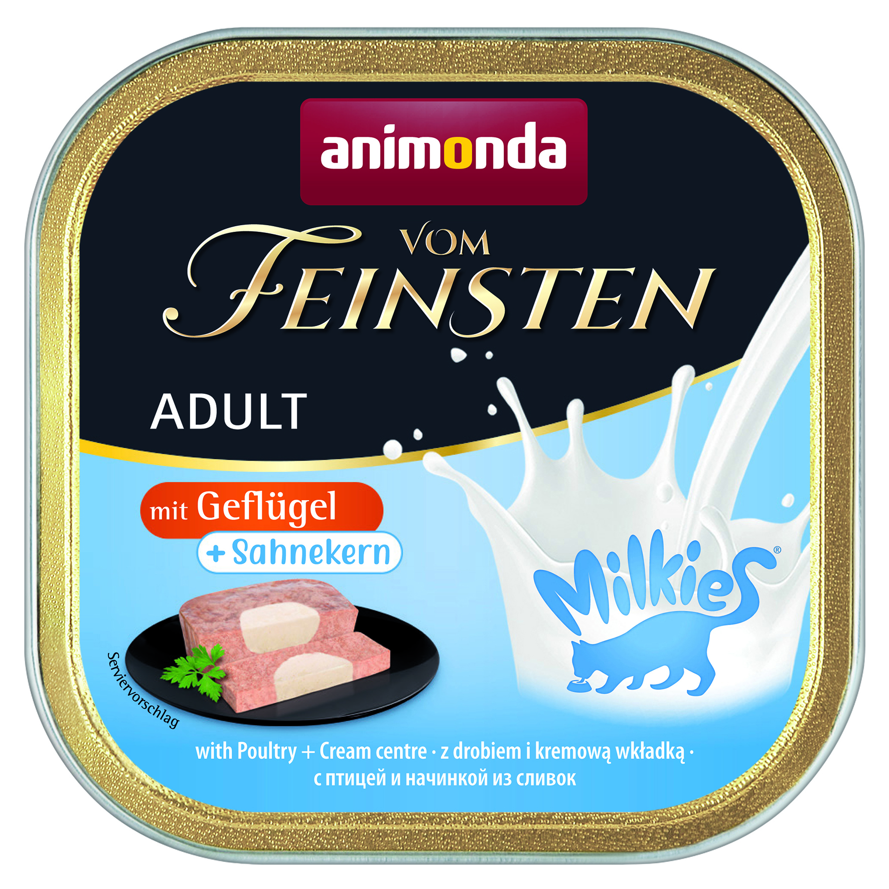 mit Geflügel & Sahnekern