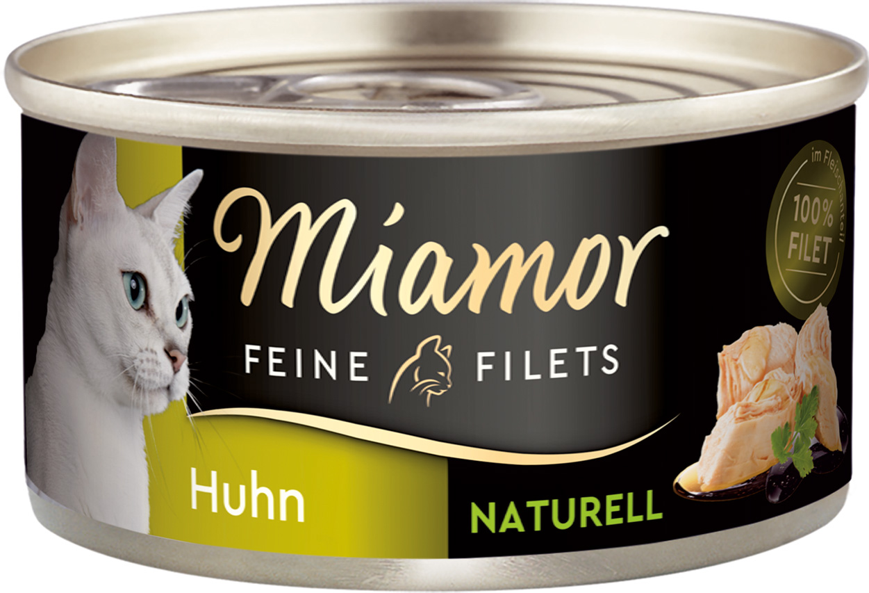 Miamor - Feine Filets naturelle in Fleischsaft Huhn - 24 x 80 g - 1