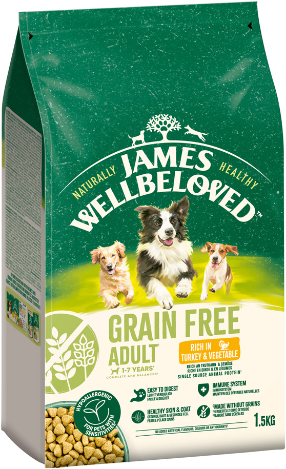James Wellbeloved - Grain Free Reich an Truthahn & Gemüse - 1