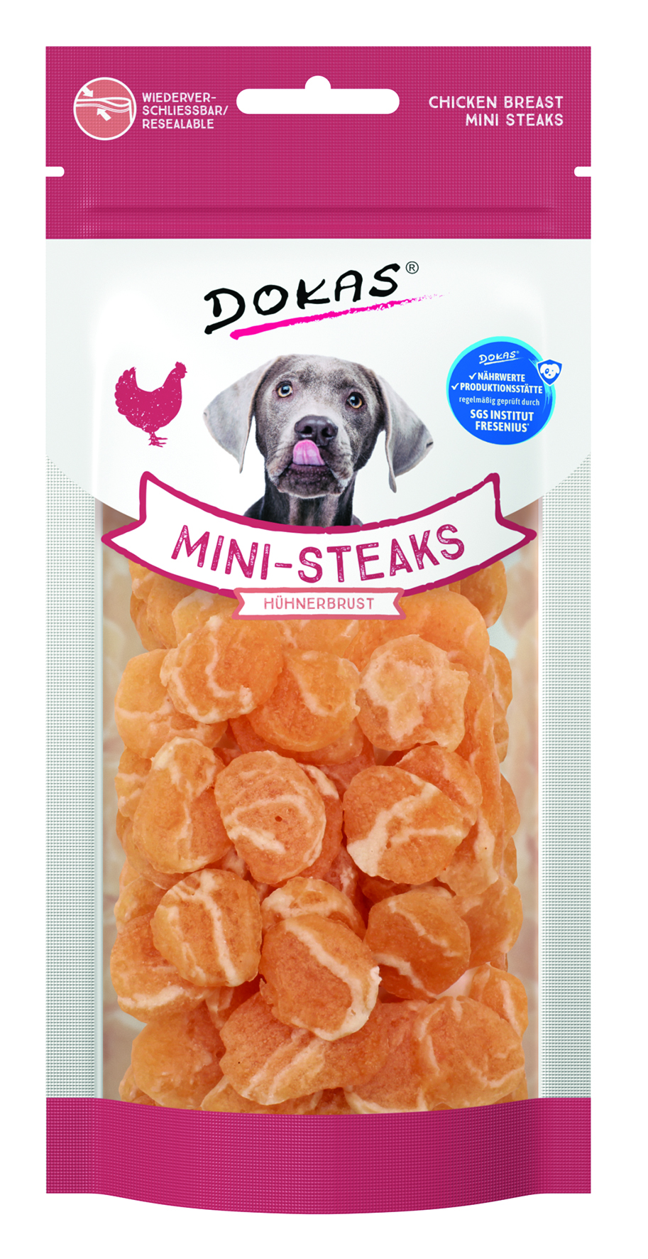 Mini-Steaks Hühnerbrust 50g