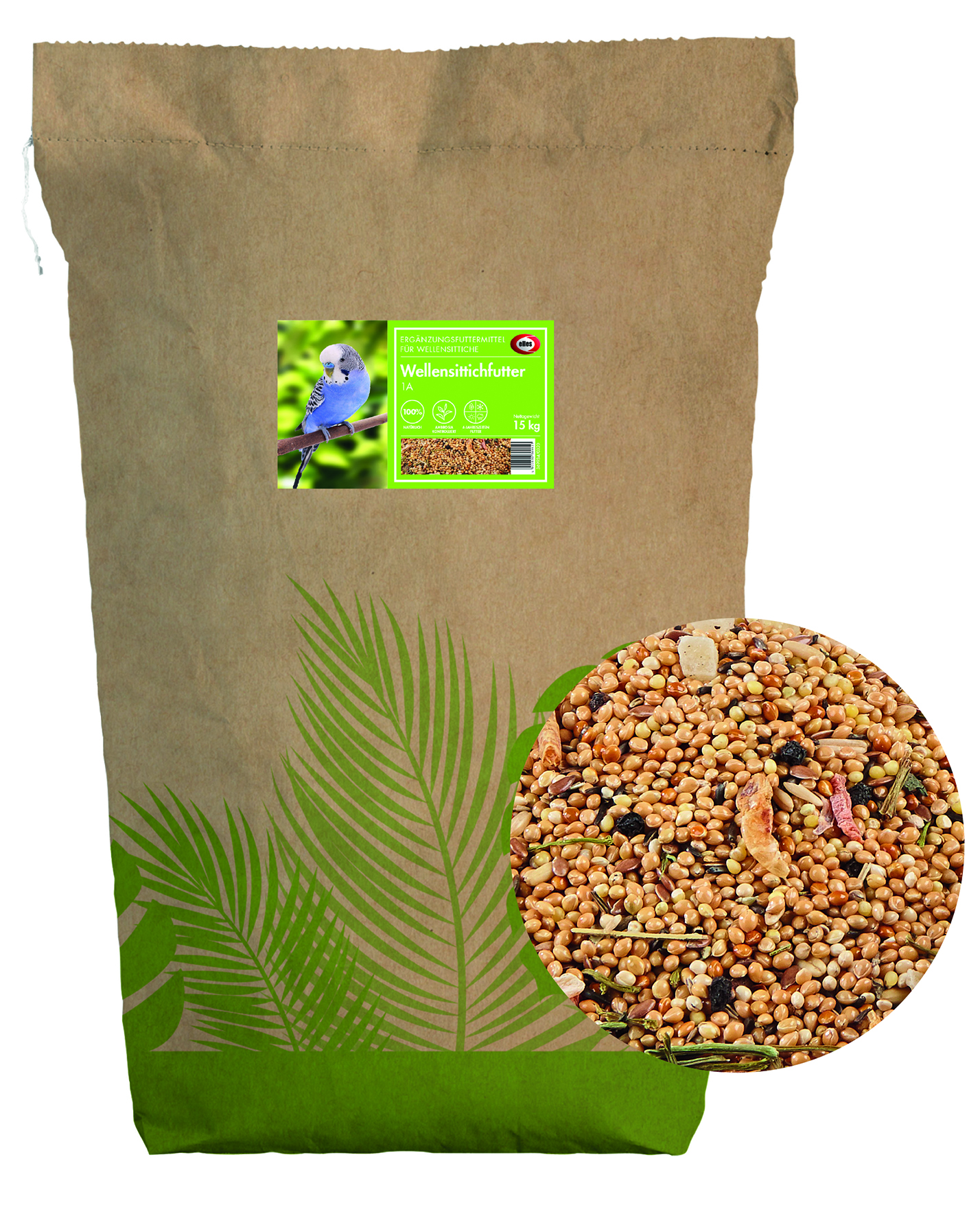 Wellensittichfutter 15 kg