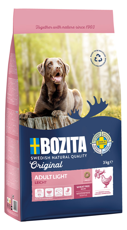 Bozita - Original Adult Light - 1 x 3kg - 1
