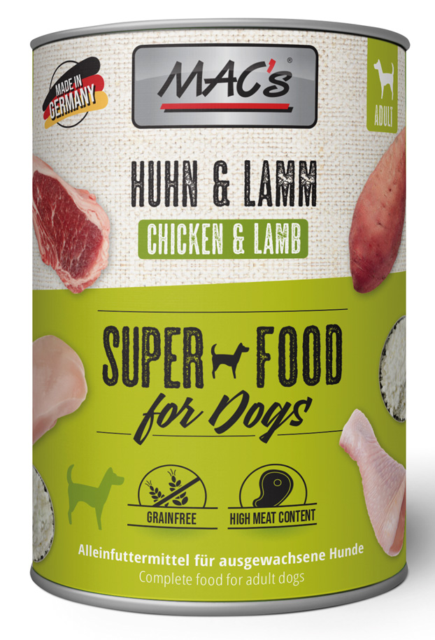 MAC´s - DOG Huhn & Lamm - 6 x 400 g - 1