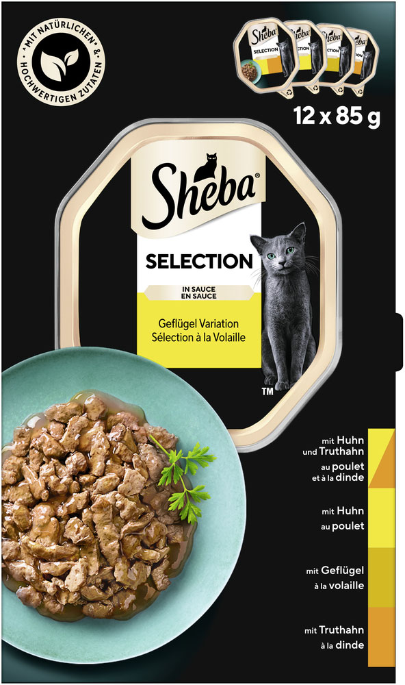 Sheba - Selection Geflügel Variation - 6 x 12X85g - 4