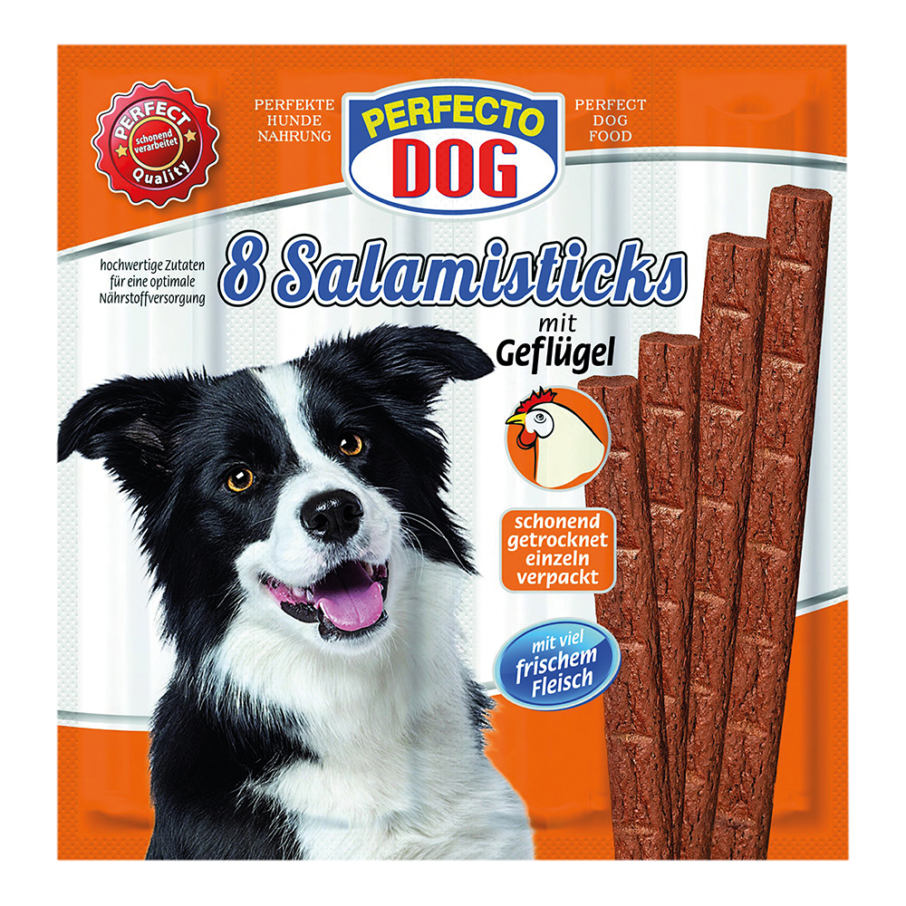 Salami mit Geflügel Hundesnacks