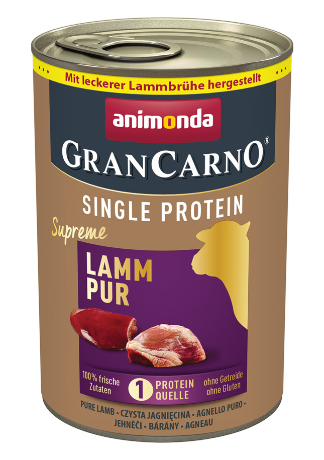 Animonda Gran Carno - Single Protein Lamm pur - Supreme - 6 x 400g - 1
