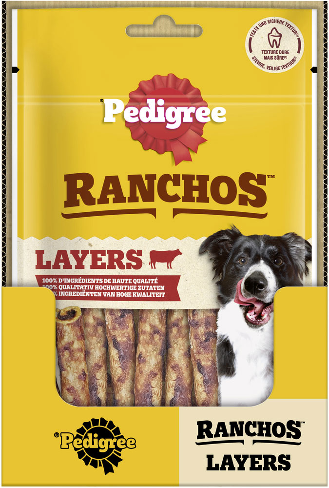 Pedigree - Ranchos Layers mit Rind - 8 x 60g - 3