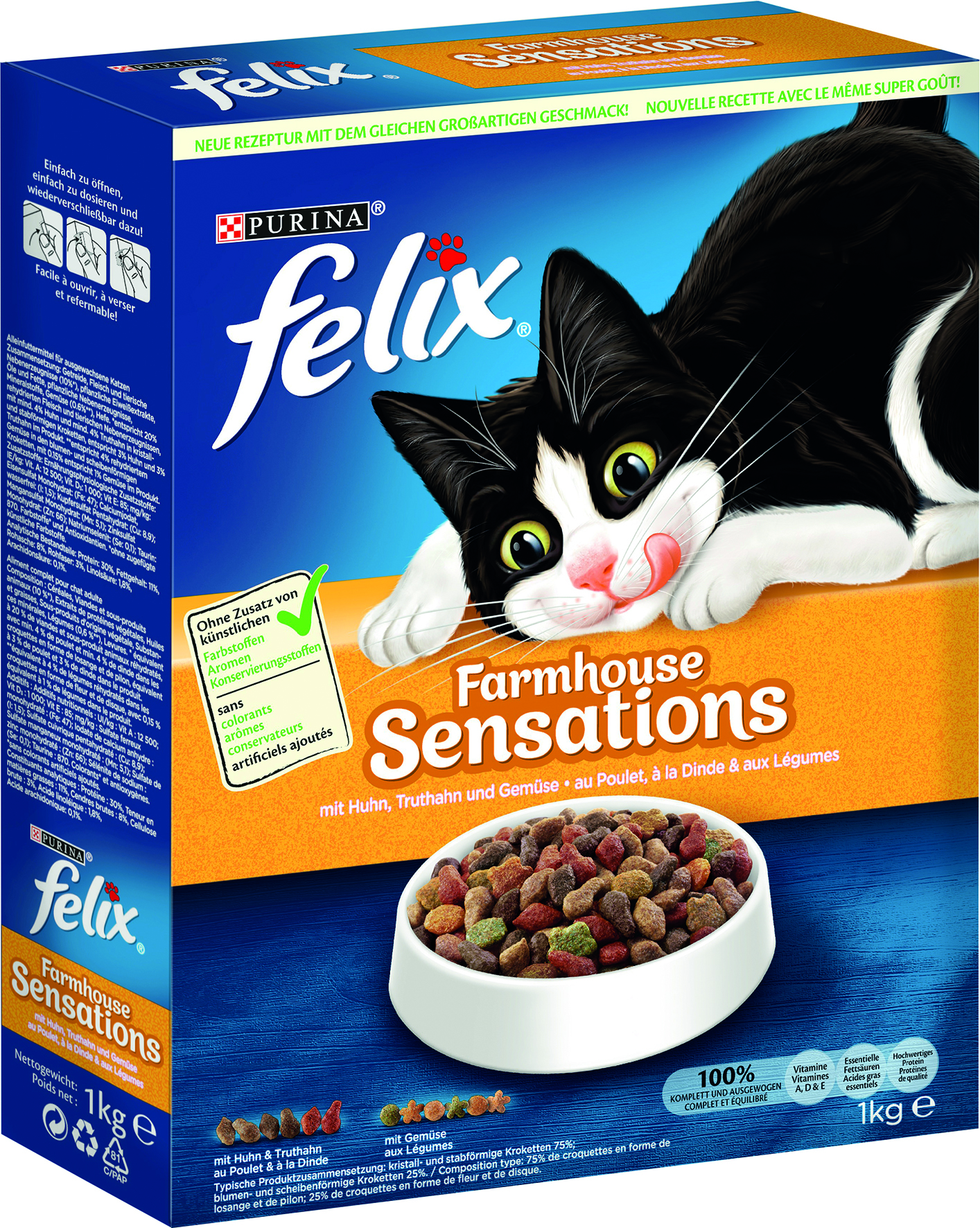 Farmhouse Sensations Huhn, Truthahn & Gemüse