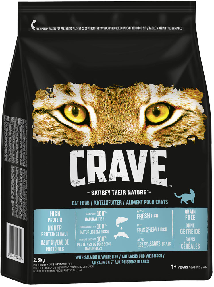 Crave - Lachs & Weissfisch - 1 x 2,8kg - 2