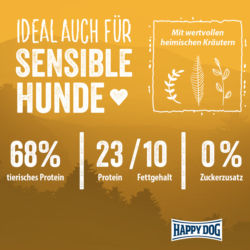 Happy Dog - NaturCroq Geflügel pur & Reis - 3