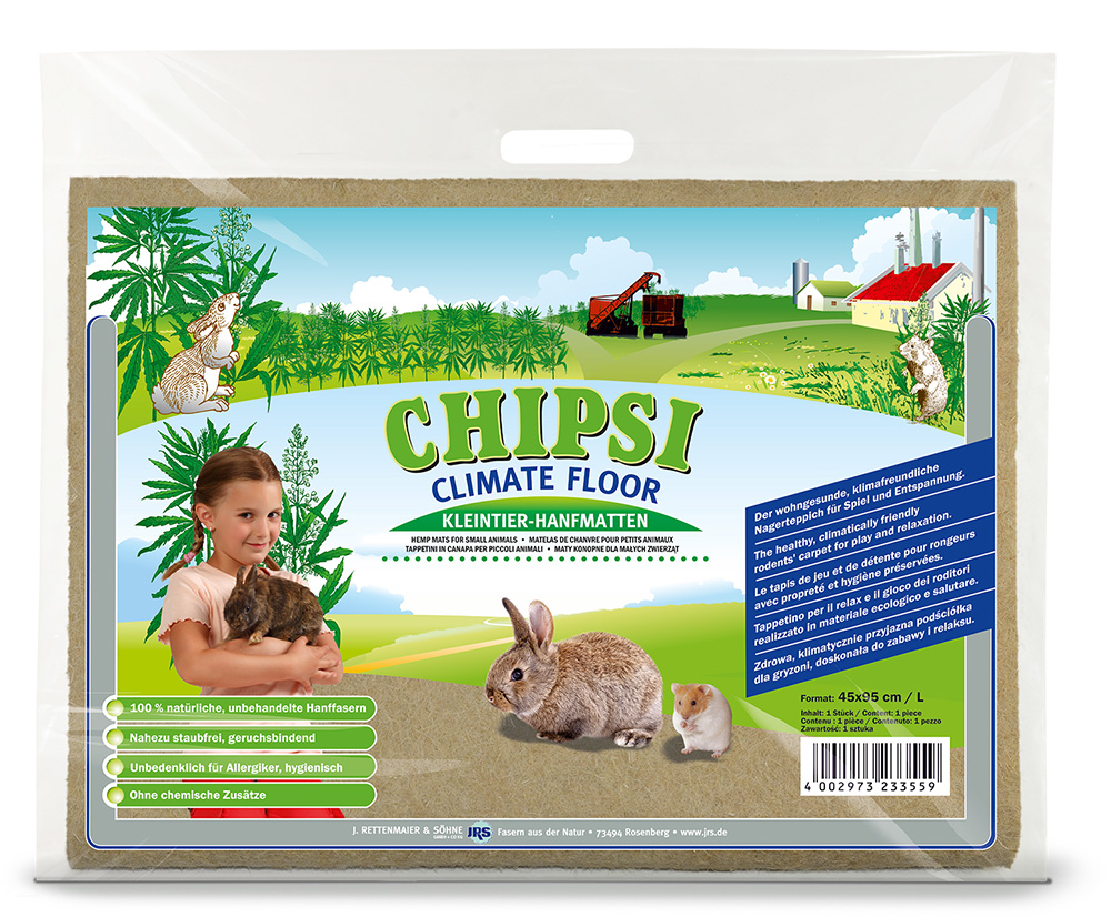 Chipsi - Climate Floor Kleintier-Hanfmatte Größe L  (45x95cm) - 1 x g - 1