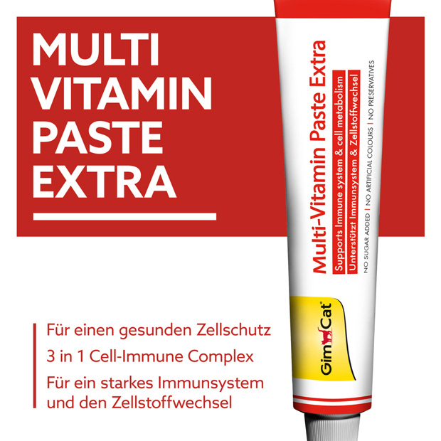 GimCat - Multi-Vitamin-extra - 1 x 200 g - 2