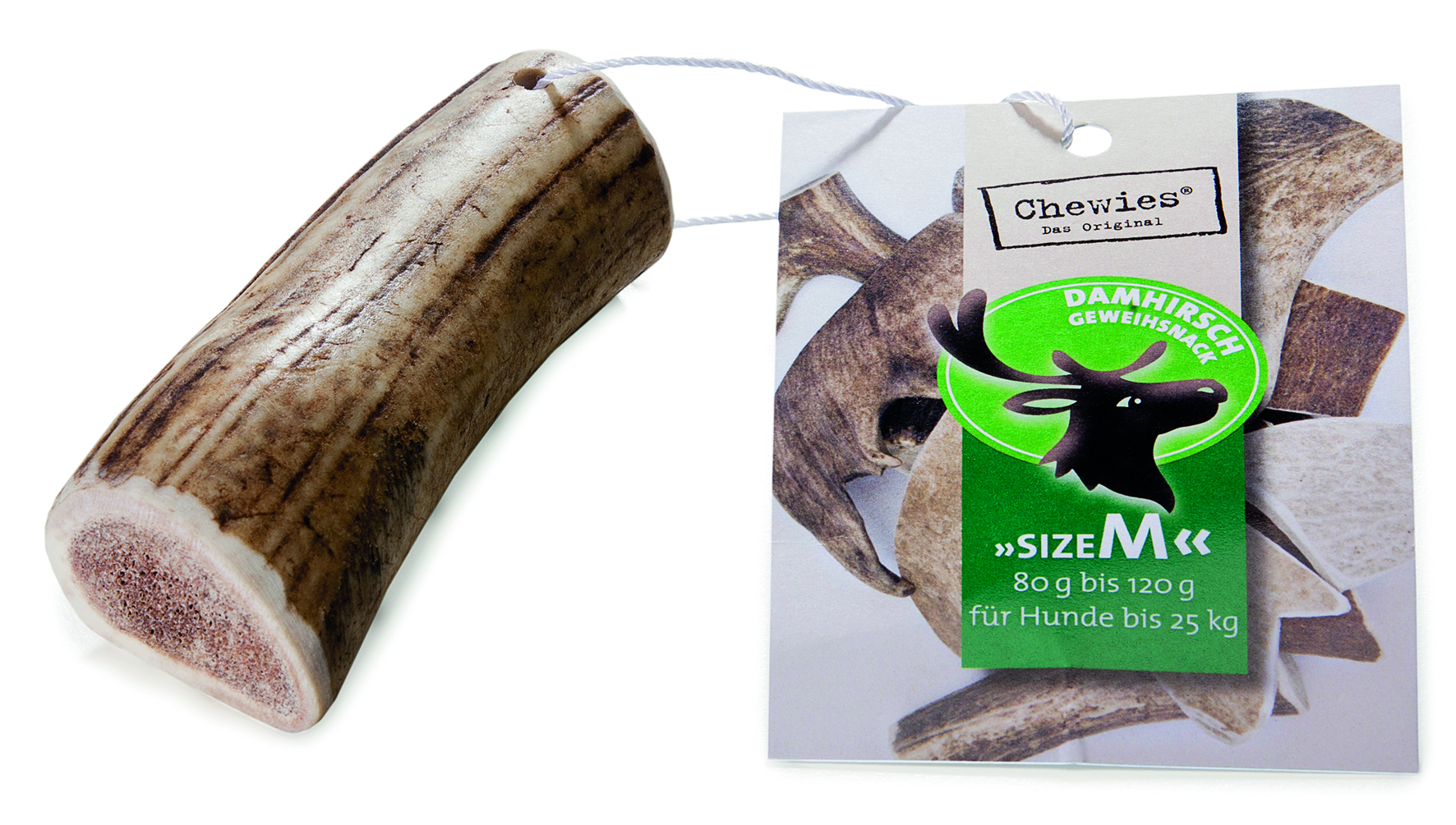 Damhirsch-Geweih-Snack M