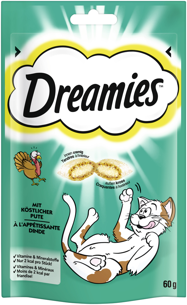 Dreamies - mit Pute 60g - 1 x 60g - 1