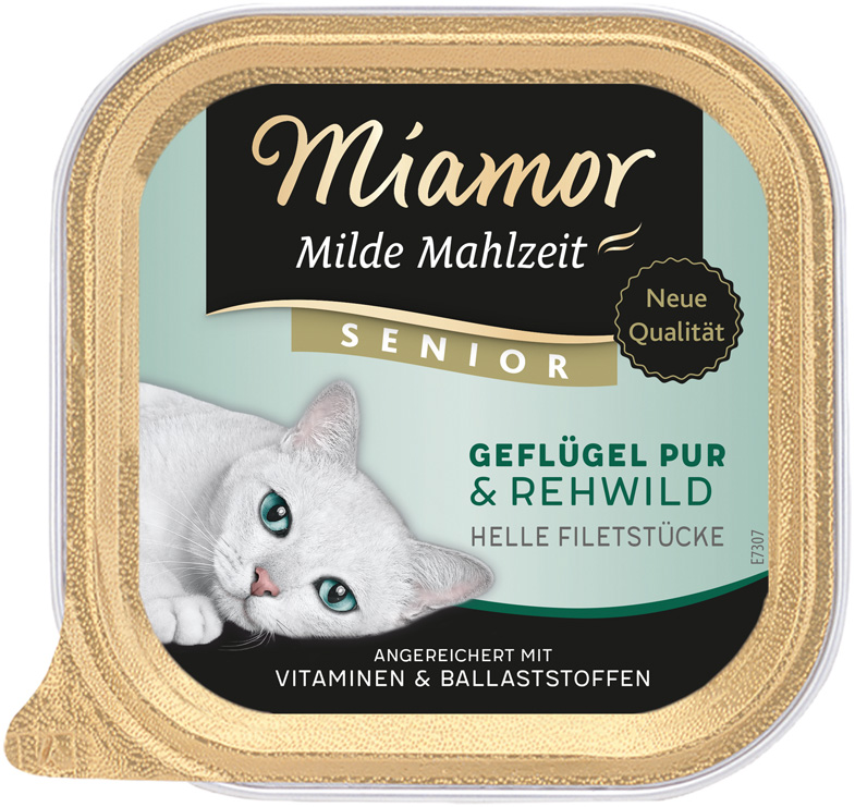 Miamor - Milde Mahlzeit Senior Geflügel & Rehwild - 16 x 0 g - 1