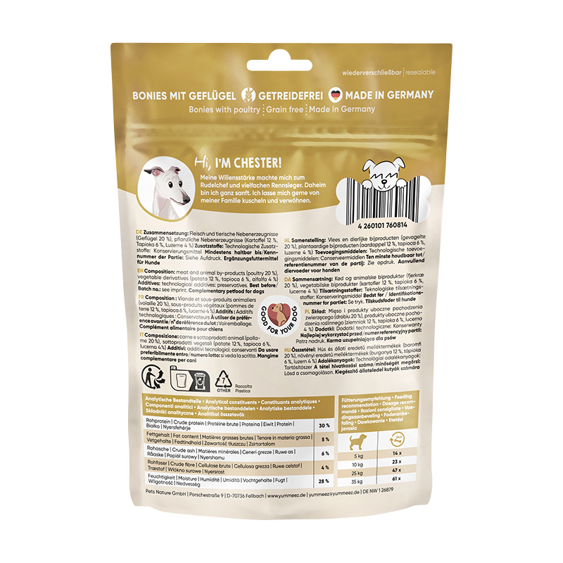 Yummeez - Geflügel - 1 x 175 g - 2