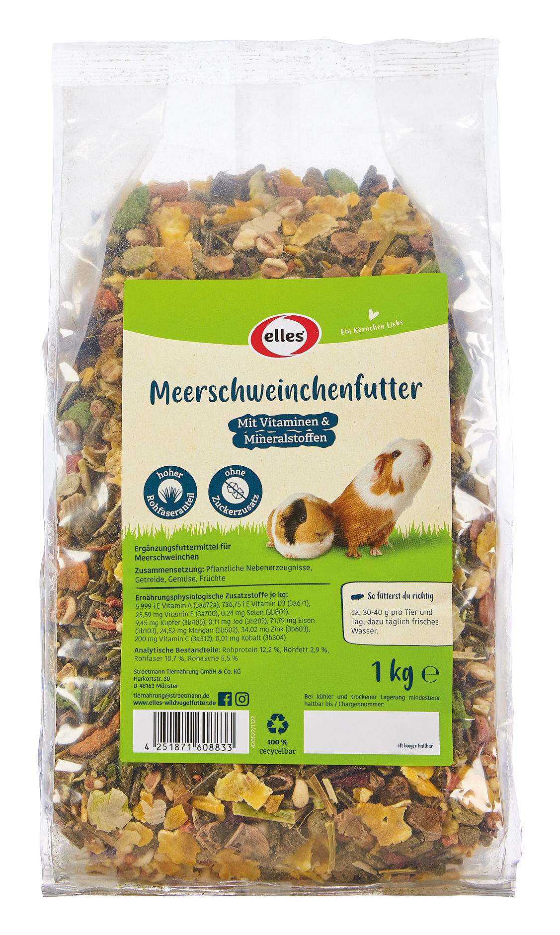 Meerschweinchenfutter 1kg