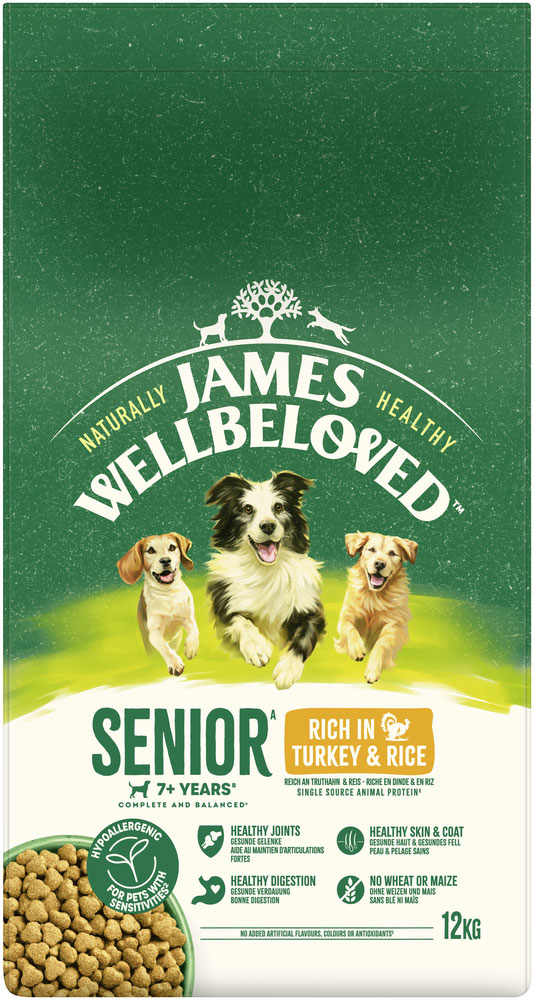 James Wellbeloved - Senior Truthahn & Reis - 1 x 12kg - 1