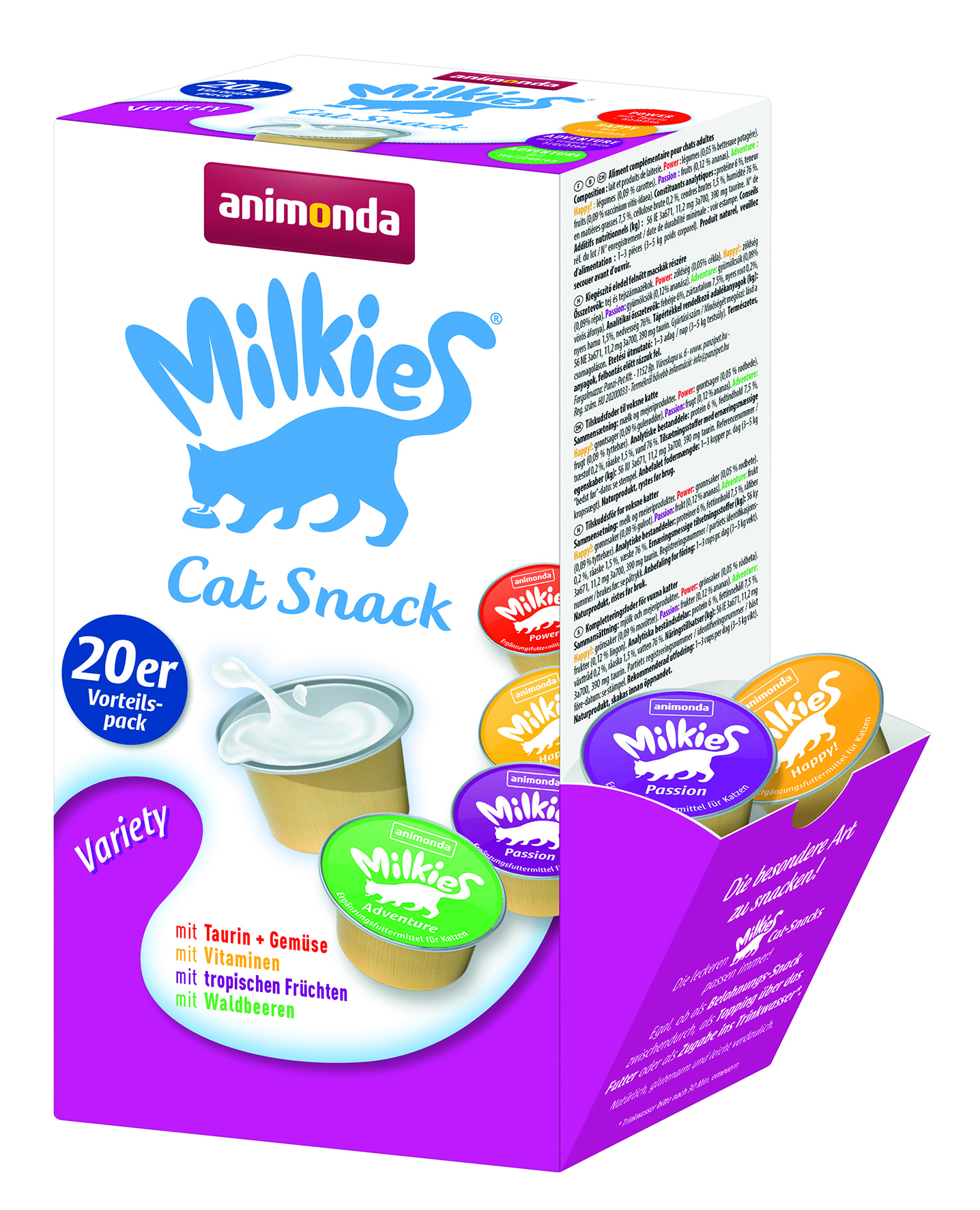 Animonda Milkies - Variety Multipack - 4 x 300 g - 1