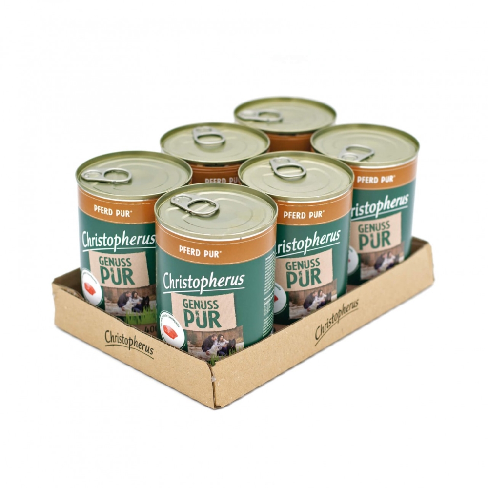 Allco Christopherus - Pferd pur - 6 x 400g - 2