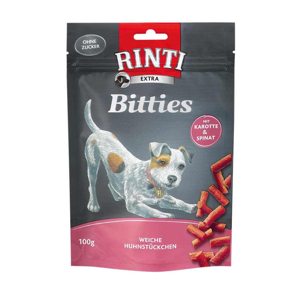 Rinti - Extra Bitties Huhn mit Karotte und Spinat - 1