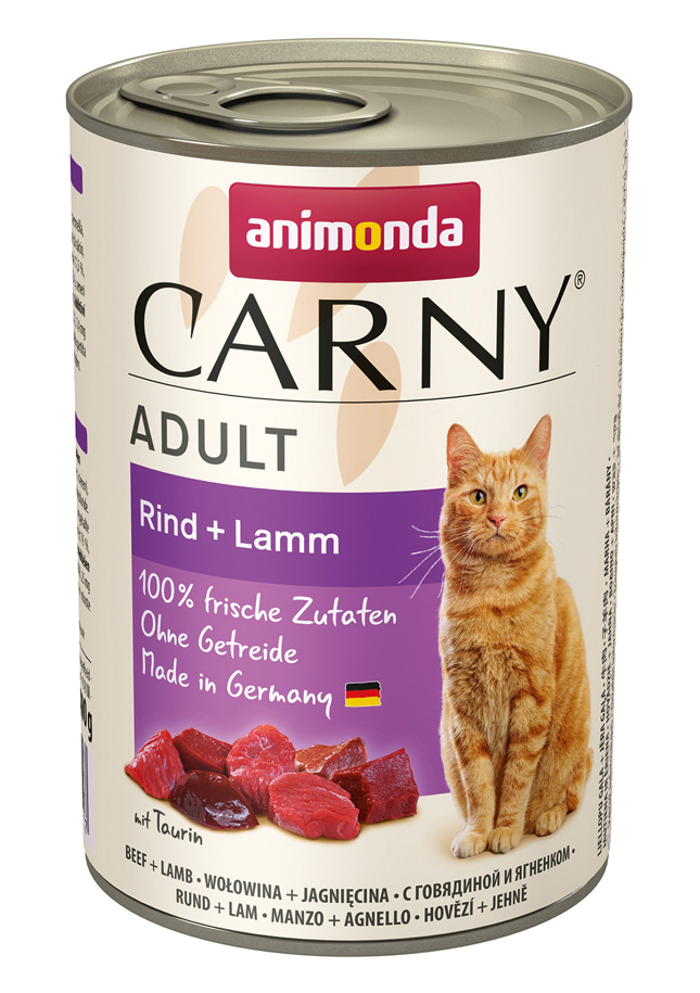 Animonda Carny - Adult Rind + Lamm - 6 x 400 g - 1
