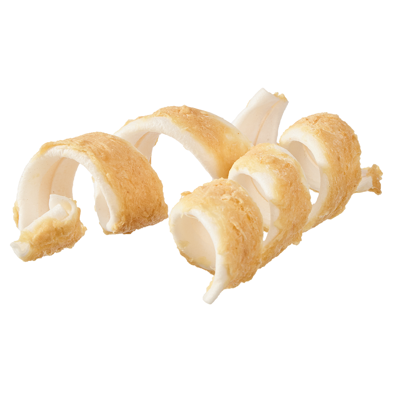 Primox Kauer Kauspirale mit Huhn 75 g knackige Rinderhaut mit zartem Hühnerfleisch Primox Kauer Kauspirale mit Huhn 75 g knackige Rinderhaut mit zartem Hühnerfleisch