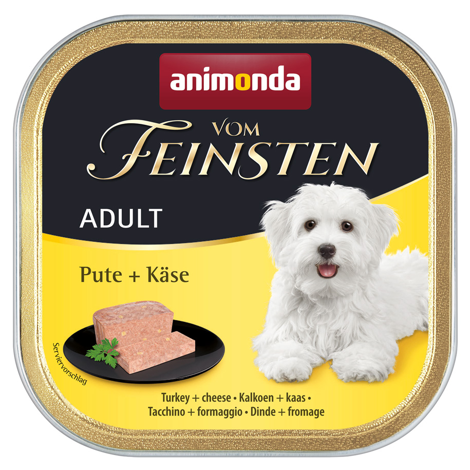 Animonda Vom Feinsten - Adult mit Pute & Käse - 22 x 150 g - 1