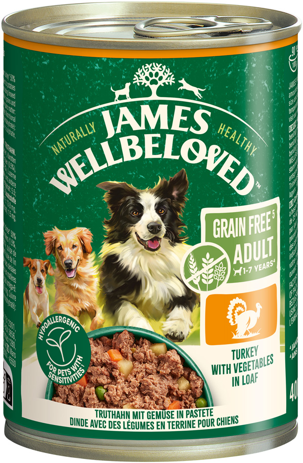 Grain Free Truthahn mit Gemüse in Pastete