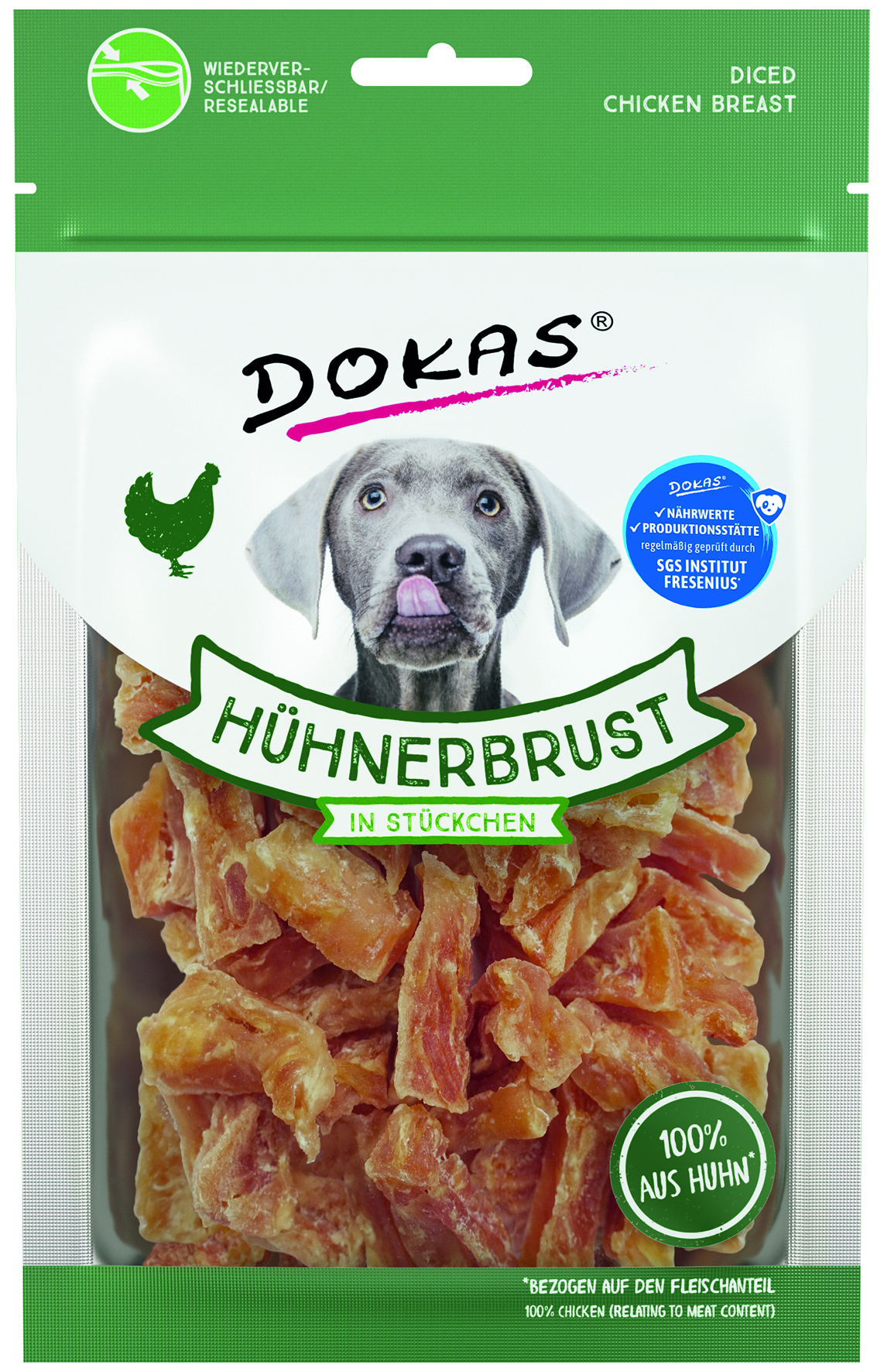 Hühnerbrust in Stückchen