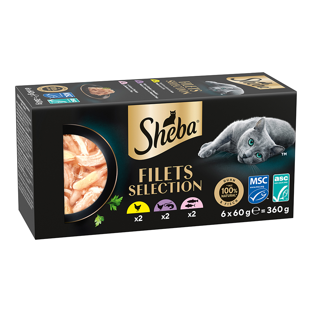 Multipack 3 Varietäten Huhn, Huhn & Garnelen & Meeresfisch, Lachs & Thunfisch in