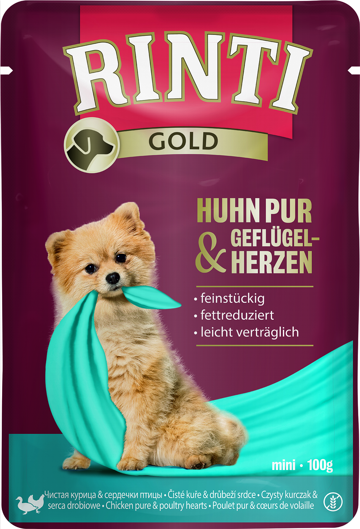 Gold Huhn Pur & Geflügelherzen